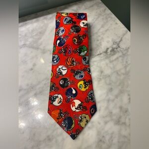 NFL Red Multi-Team Logo Tie